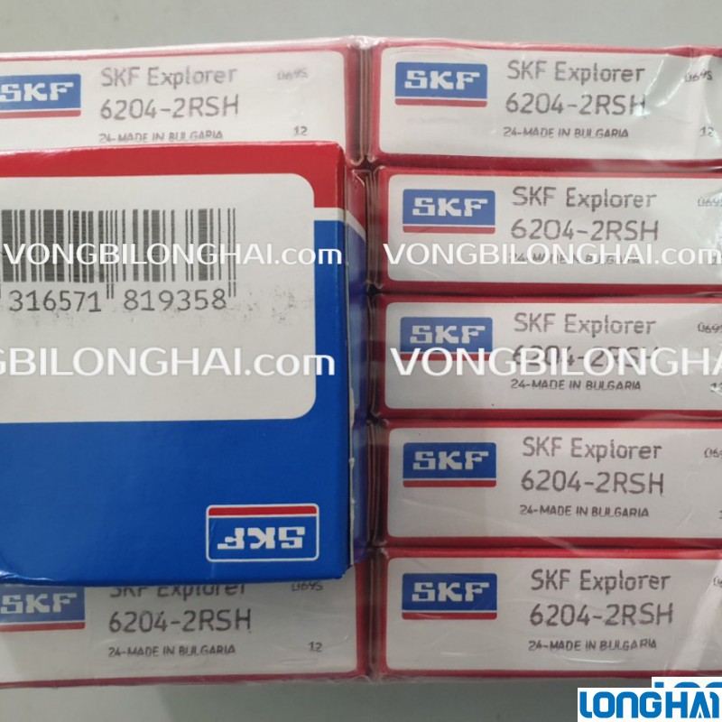 VÒNG BI CẦU SKF 6204-2RSH CHÍNH HÃNG