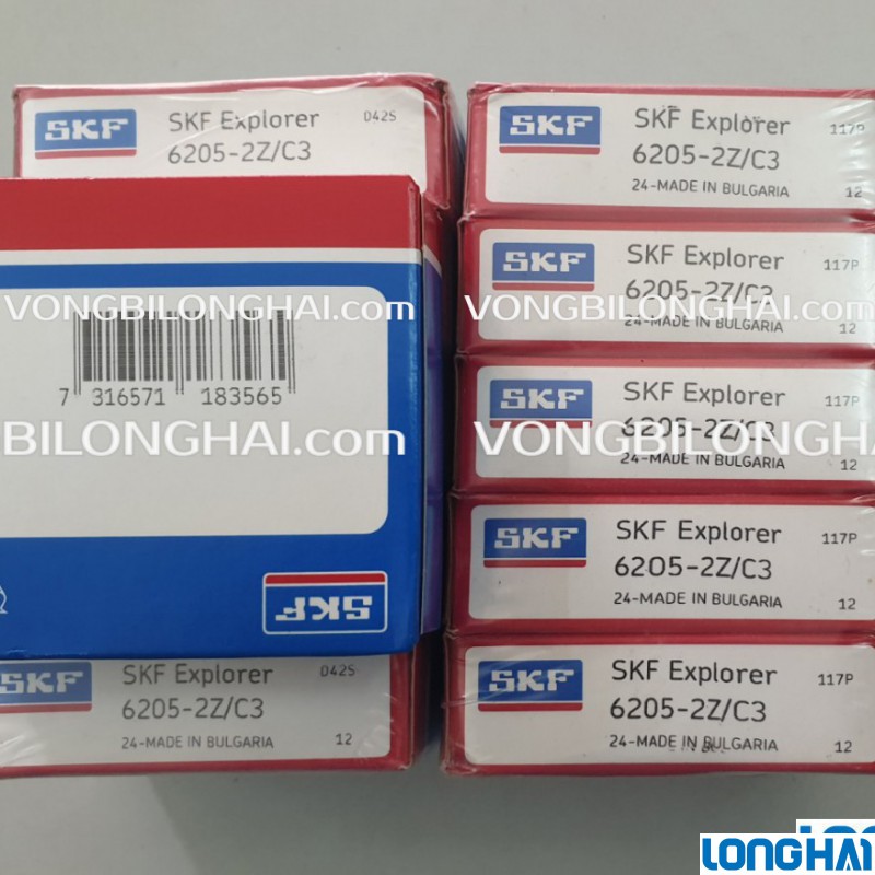 VÒNG BI CẦU SKF 6205-2Z/C3 CHÍNH HÃNG