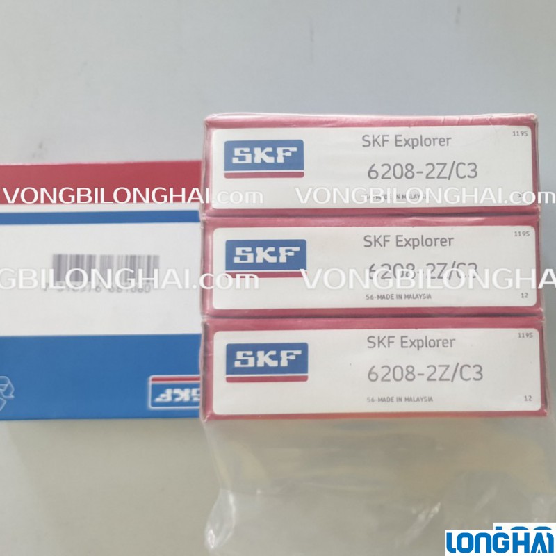 VÒNG BI CẦU SKF 6208-2Z/C3 CHÍNH HÃNG