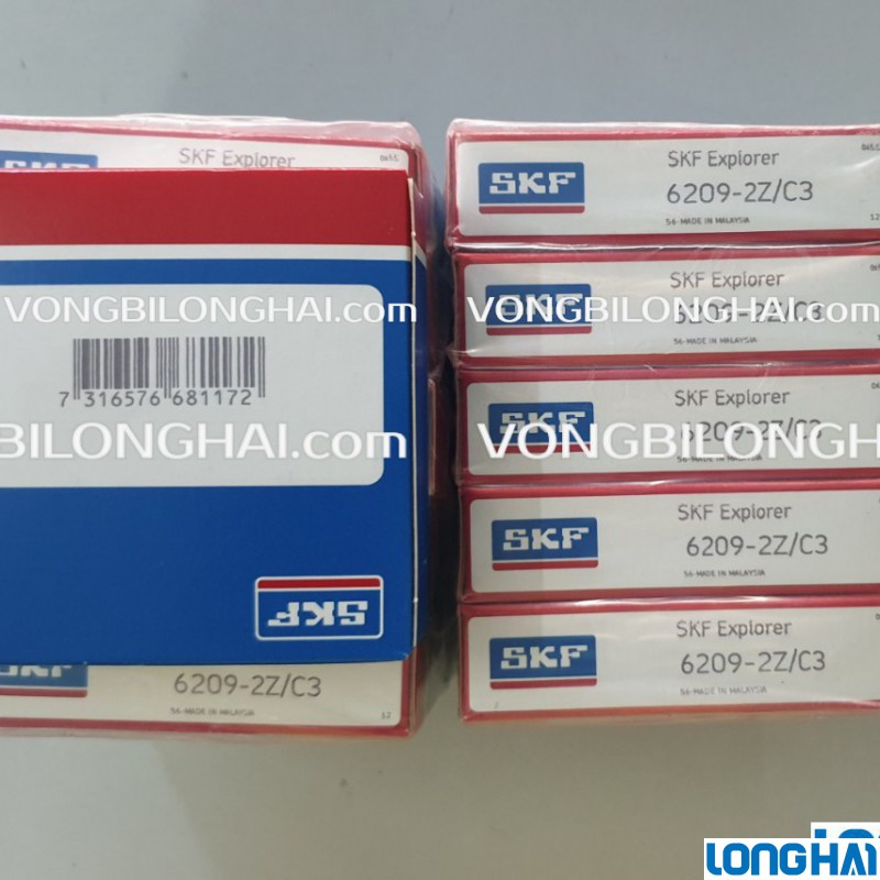 VÒNG BI CẦU SKF 6209-2Z/C3 CHÍNH HÃNG