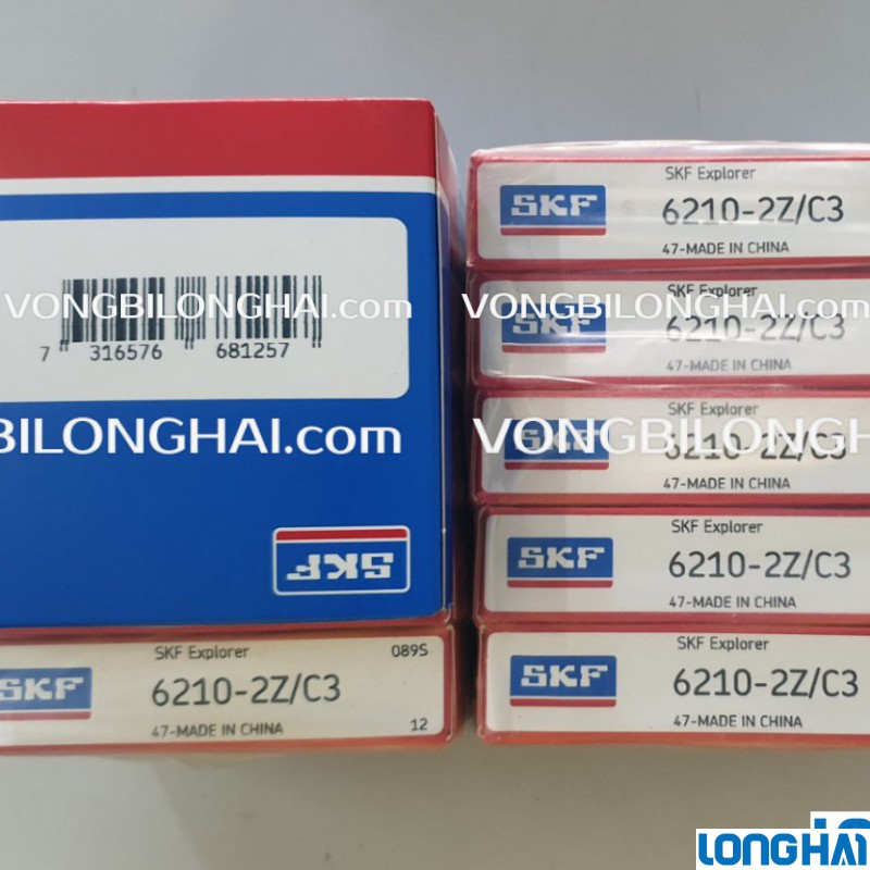 VÒNG BI CẦU SKF 6210-2Z/C3 CHÍNH HÃNG