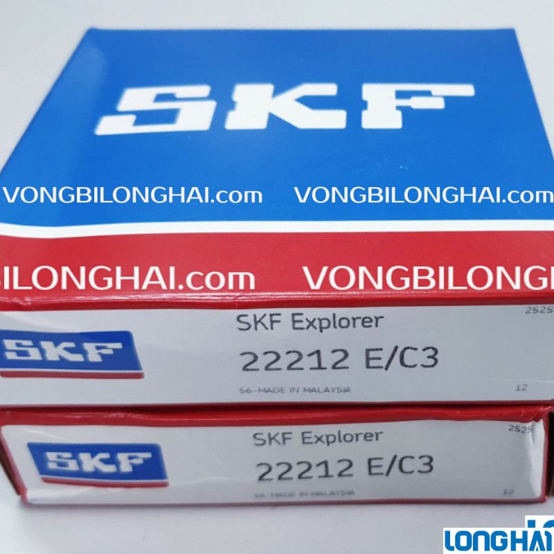 VÒNG BI SKF 22212 E/C3 CHÍNH HÃNG|SKF Long Hải: Vòng bi SKF - Đại lý uỷ quyền SKF chính hãng